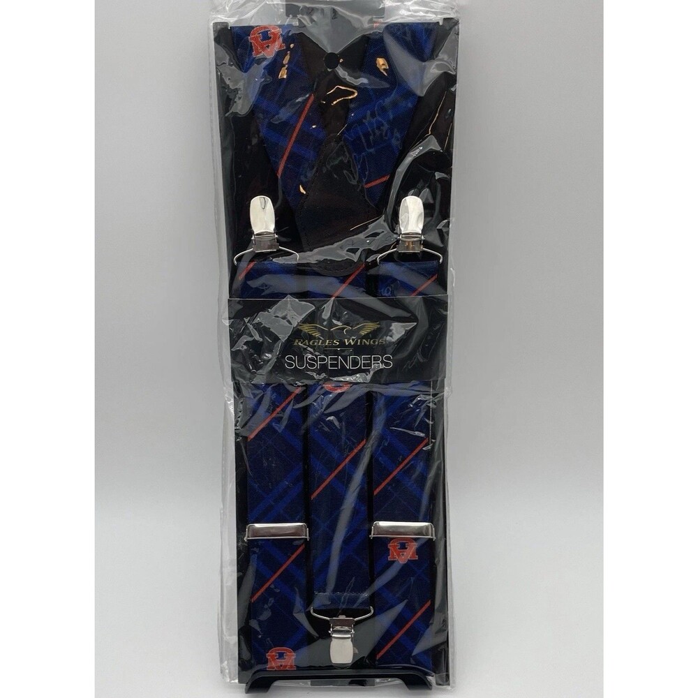 Men's Eagle Wings Auburn Tigers Oxford Suspenders